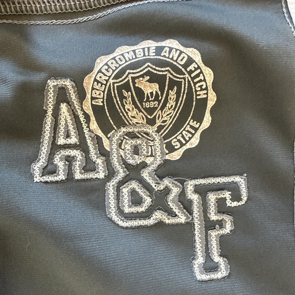 Vintage Y2K Abercrombie Fitch A&F Low Rise Track Pants Women S Embroider Logo - Picture 3 of 6